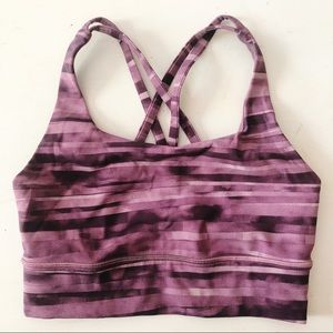 Size 2 lululemon energy bra long line